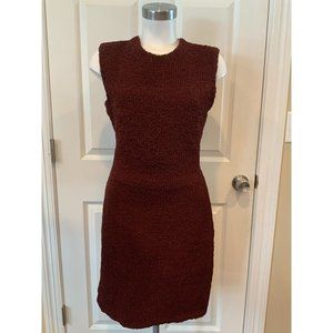 Alexander Wang Burgundy Textured Dress